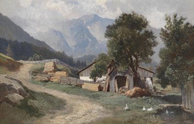 Motif from Gastein by Leopold Munsch